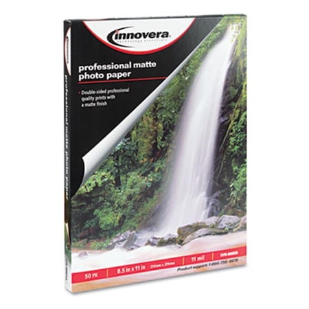 Innovera Heavyweight Photo Paper, Matte, 8.5 x 11, 50PK IN30902